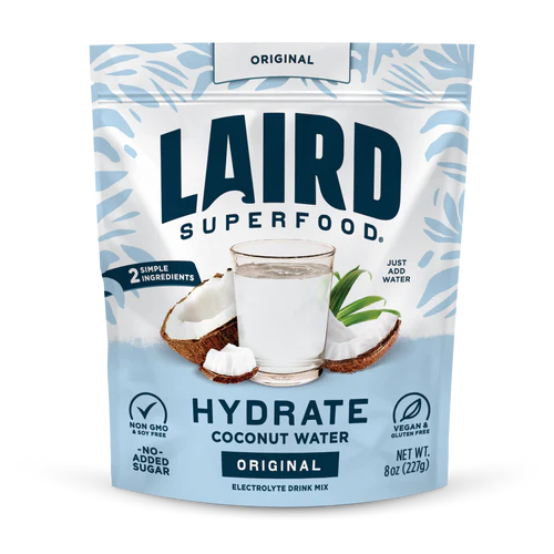 LAIRD SUPERFOOD HYDRATE COCONUT WATER 8OZ