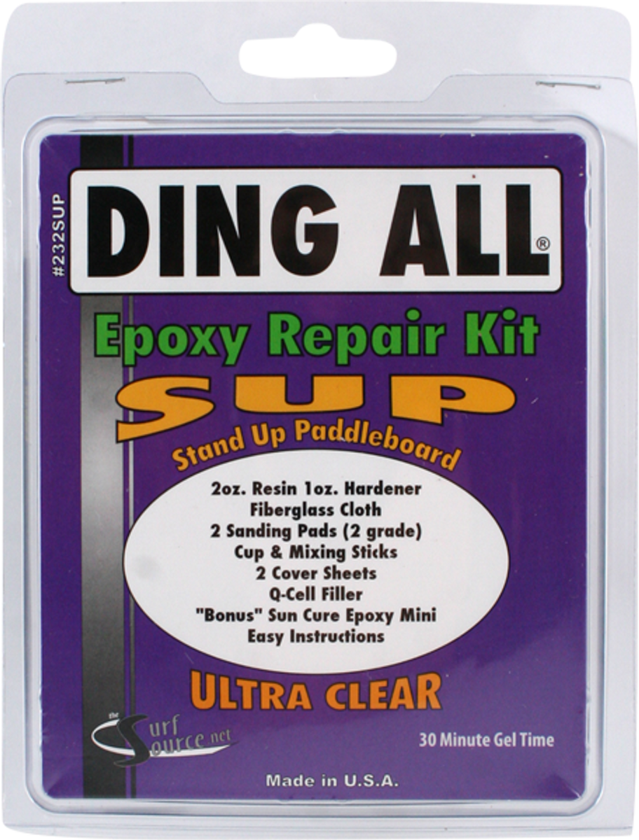 Dingall All Stand Up Paddle Sup Epoxy Repair Kit surferswarehouse