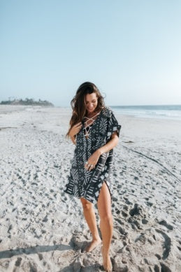 Sand Cloud Adobe Mud cloth Cover Up paisley
