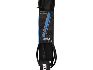 Blocksurf Ultra Black  Surfboard Leash - surferswarehouse