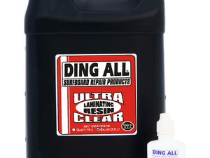 DING ALL SURFBOARD REPAIR ULTRA CLEAR LAMINATING RESIN 