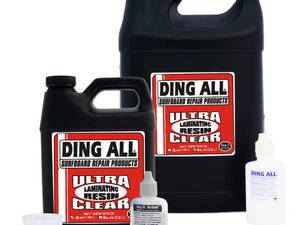 DING ALL SURFBOARD REPAIR ULTRA CLEAR LAMINATING RESIN