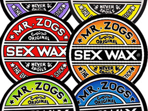 MR ZOGS SEX WAX DECALS - surferswarehouse