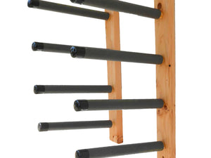 BLOCKSURF WOOD WALL RACK - surferswarehouse