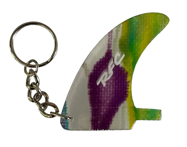 RAINBOW FIN CO (RFC) FIN KEY CHAIN surfing accessories surferswarehouse.myshopify.com