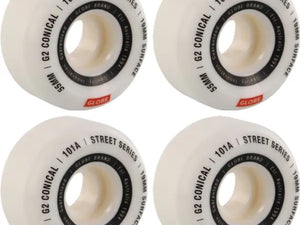 GLOBE G2 CONICAL STREET 55mm 101a (SET OF 4) product_type surferswarehouse.myshopify.com