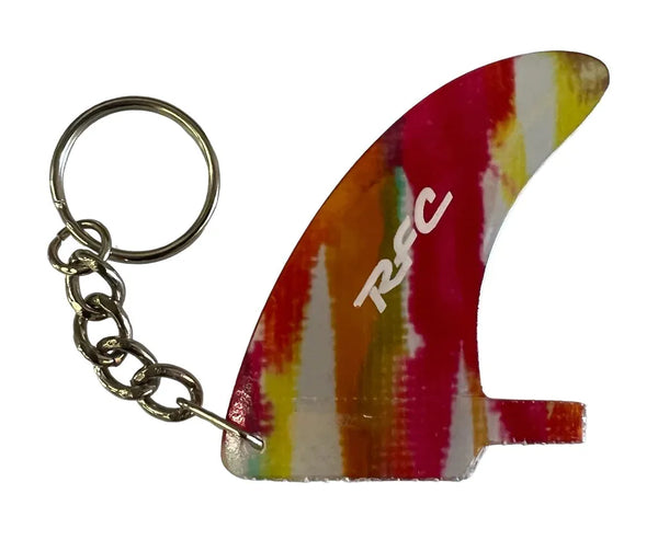 RAINBOW FIN CO (RFC) FIN KEY CHAIN surfing accessories surferswarehouse.myshopify.com