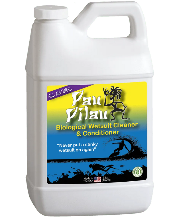 All-Natural Wetsuit Shampoo + Conditioner Pau Pilau Wetsuit Cleaner wetsuit repair surferswarehouse.myshopify.com