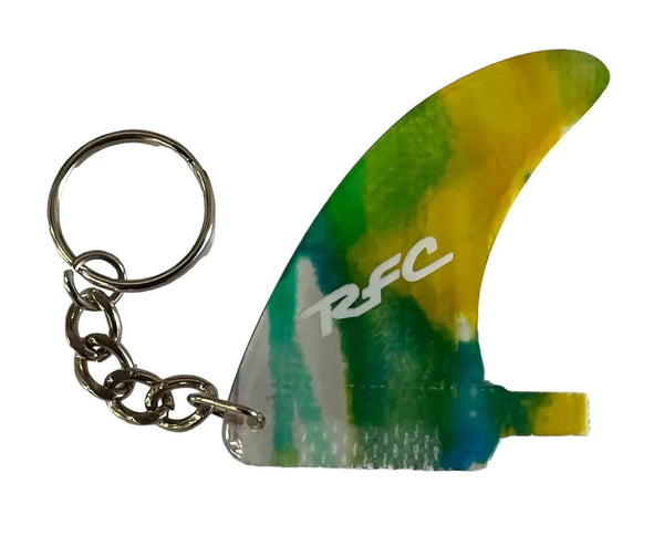 RAINBOW FIN CO (RFC) FIN KEY CHAIN surfing accessories surferswarehouse.myshopify.com