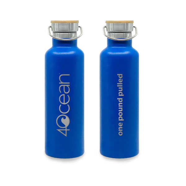 <span style="text-decoration: underline;"><strong>4Ocean Reusable Water Bottle:</strong></span> One pound of trash recovered from the world’s oceans, rivers 4ocean Reusable Water Bottle product_type surferswarehouse.myshopify.com