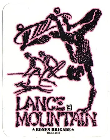 BONES BRIGADE SKATEBOARDS MOUNTAIN SKATE STICKER product_type surferswarehouse.myshopify.com