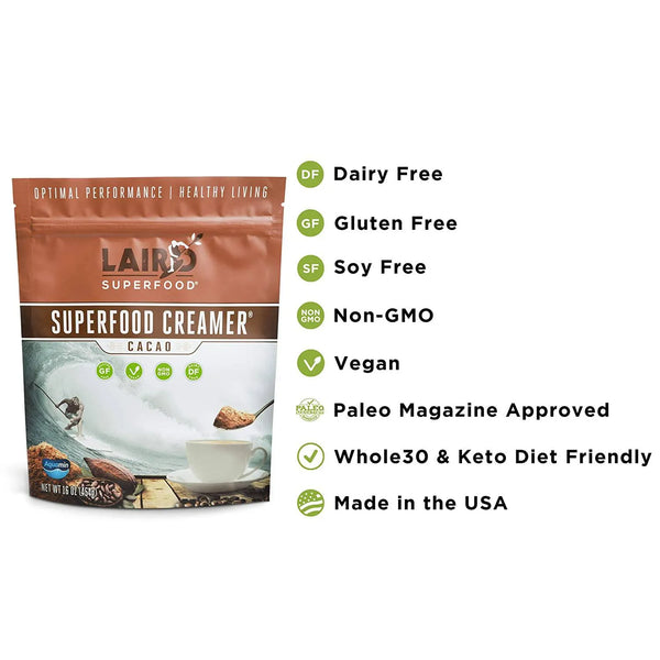 LAIRD CACAO SUPERFOOD CREAMER® - surferswarehouse LAIRD CACAO SUPERFOOD CREAMER® 8OZ Food, Beverages & Tobacco surferswarehouse.myshopify.com