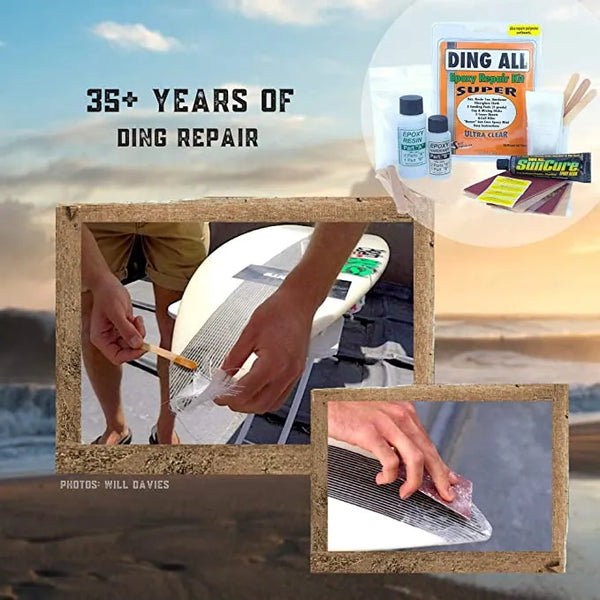 DING ALL SUPER EPOXY REPAIR KIT / 3 OUNCES - surferswarehouse DING ALL SUPER EPOXY REPAIR KIT / 3 OUNCES Surfboard Repair surferswarehouse.myshopify.com