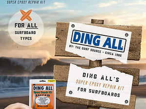 DING ALL SUPER EPOXY REPAIR KIT / 3 OUNCES - surferswarehouse DING ALL SUPER EPOXY REPAIR KIT / 3 OUNCES Surfboard Repair surferswarehouse.myshopify.com