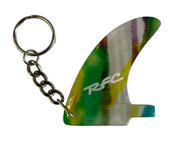 RAINBOW FIN CO (RFC) FIN KEY CHAIN surfing accessories surferswarehouse.myshopify.com