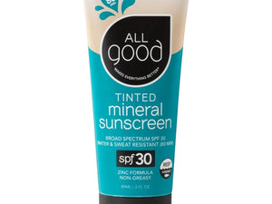 All Good Tinted Mineral Sunscreen SPF 30 - 3 oz Sun Care surferswarehouse.myshopify.com