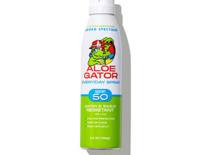 Aloe Gator Continuous Spray Sunscreen - SPF 50 Sun Protection surferswarehouse.myshopify.com