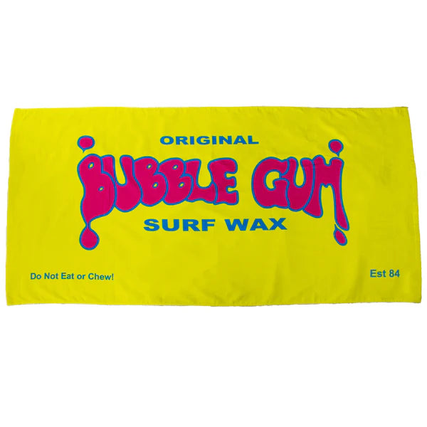 Bubble Gum Surf Wax Throwback Beach Towel
