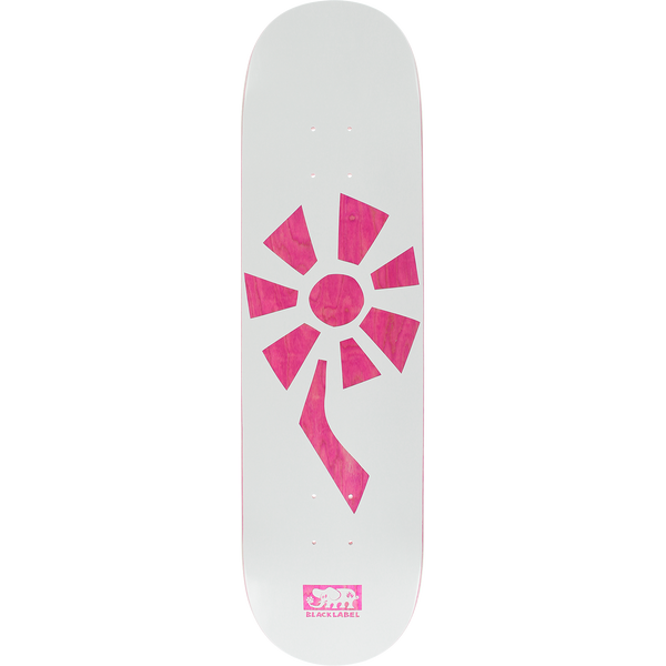 BLL FLOWER POWER DECK-8.25 WHT/PINK VENEER