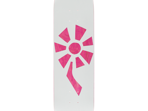 BLL FLOWER POWER DECK-8.25 WHT/PINK VENEER skate surferswarehouse.myshopify.com