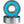Bones Bearings - 8mm Bones BIG BALLS REDS Skate Rated Skateboard Bearings (8) Pack
