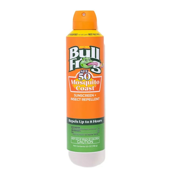 Bullfrog Mosquito Coast SPF50 Continuous Spray 5.5oz Lotion & Moisturizer surferswarehouse.myshopify.com