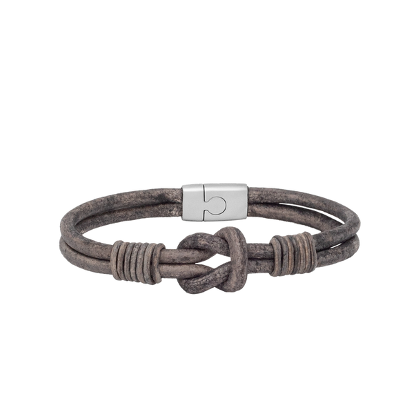 Bunker Hill Square Knot Leather Bracelet Bunker Hill Square Knot Leather Bracelet bracelet surferswarehouse.myshopify.com