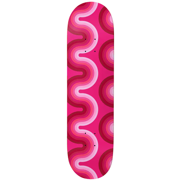 CALL ME 917 WAVY DECK / PINK SLICK / 8.38" is Skateboards surferswarehouse.myshopify.com