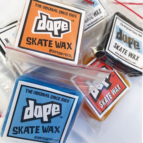 The Dope Skate wax Nug&nbsp; packaged bars of&nbsp; Dope Skate Wax Mini Nugs.