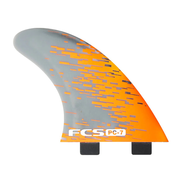 FCS SurfBoard Fin Set  Tri Set Large PC-7 Ornage Smoke