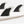 FCS II Reactor Performance Core Carbon Tri Surfboard Fins