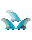 FCS PC-5 Tri-Fin Set Blue Smoke Medium  SurfBoard Fin Set