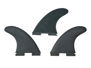 FIN SOLUTIONS FUTURES MEDIUM THRUSTER FIN SET OF 3 surfboard fins surferswarehouse.myshopify.com