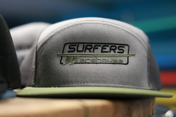 SURFERS WAREHOUSE TRUCKER HAT - surferswarehouse SURFERS WAREHOUSE TRUCKER HAT Hats surferswarehouse.myshopify.com