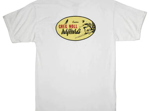 GREG NOLL Classic Black oval logo tee Shirts & Tops surferswarehouse.myshopify.com