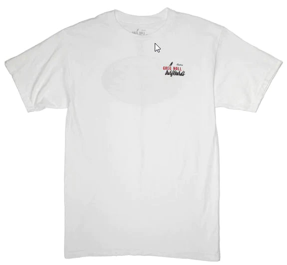 GREG NOLL Classic Black oval logo tee Shirts & Tops surferswarehouse.myshopify.com