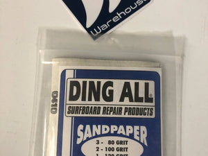 DING ALL  Surfboard repair products      Sandpaper Assortment pack - surferswarehouse DING ALL  Surfboard repair products      Sandpaper Assortment pack Surfboard Repair surferswarehouse.myshopify.com