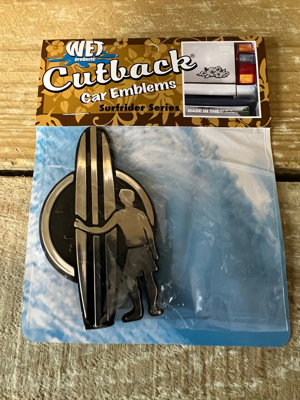 Cutbacks Car Emblems    surf riders series surfing accessories surferswarehouse.myshopify.com