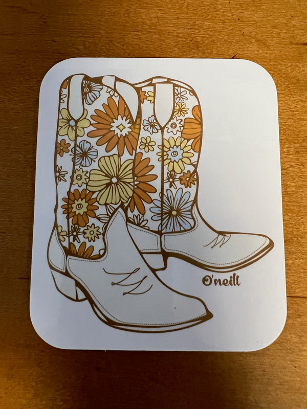 O'Neil cowgirl boots sticker