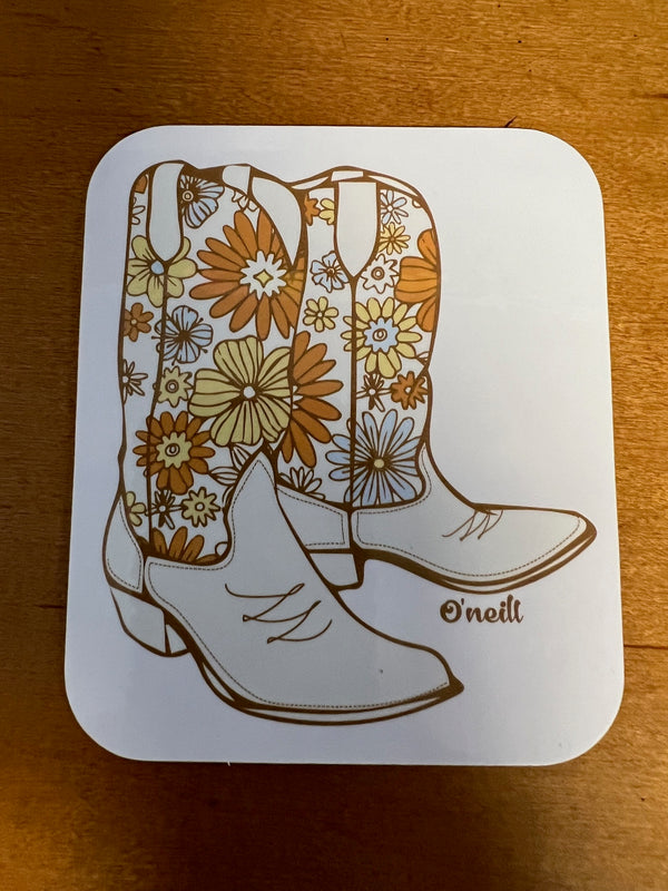 O'Neil cowgirl boots sticker surf sticker surferswarehouse.myshopify.com