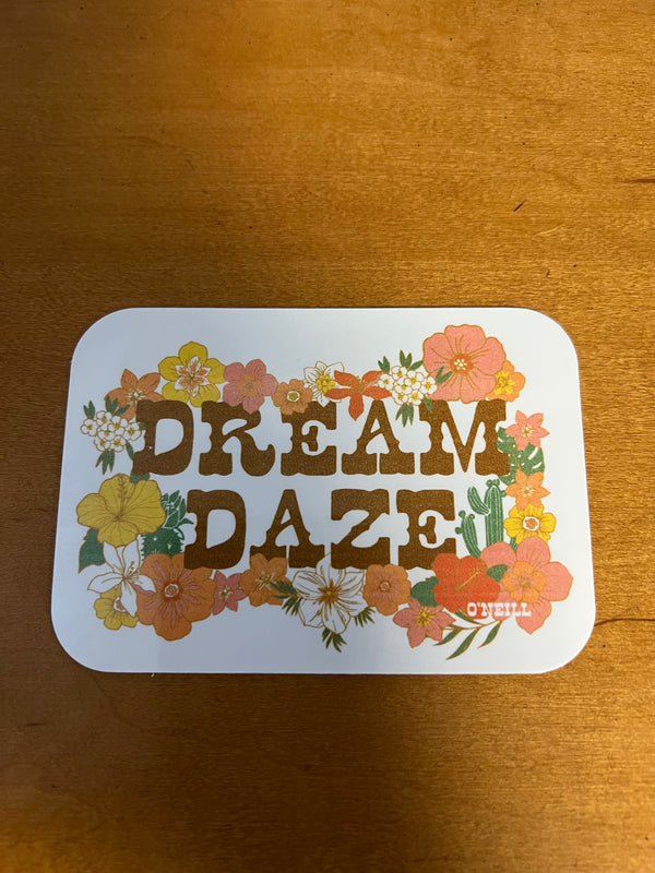 O'neil Dream Daze sticker surfing accessories surferswarehouse.myshopify.com