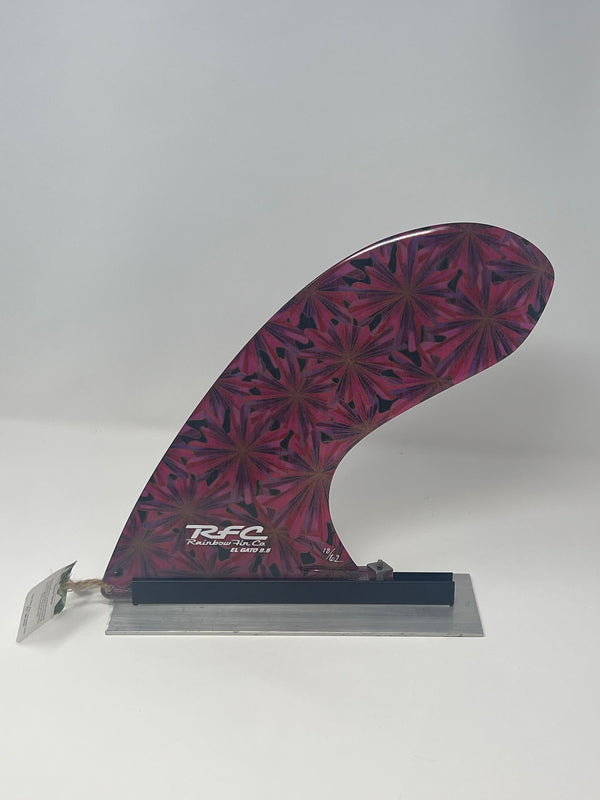 Rainbow Fin Co. El Gato 9.5" Travers series  limited addition surfboard fins surferswarehouse.myshopify.com