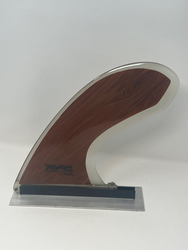 Raibow Fin Co. Wood El Gato surfboard fin 9.5"