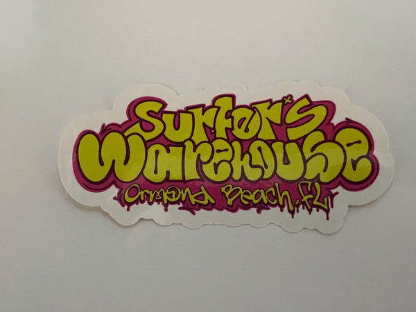 Surfers Warehouse Ormond Beach Graffiti Stickers