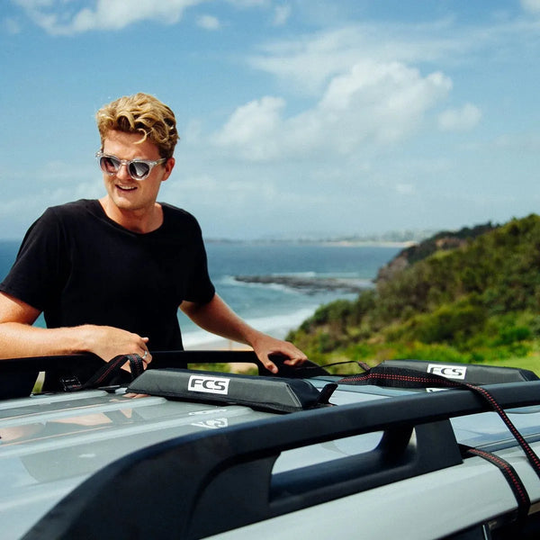 FCS CAM LOCK SOFT RACKS DOUBLE - surferswarehouse FCS CAM LOCK SOFT RACKS surfboard racks surferswarehouse.myshopify.com