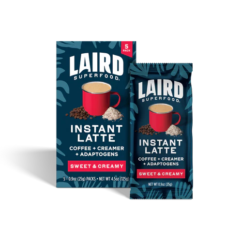 LAIRD Superfood Sweet and Creamy Instant Latte with Adaptogens