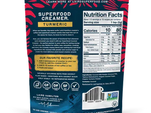 LAIRD TURMERIC SUPERFOOD CREAMER® 8OZ Food, Beverages & Tobacco surferswarehouse.myshopify.com