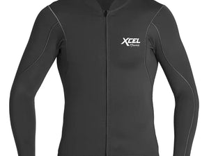 Xcel Men's Axis Log Sleeve Front Zip Jacket 1/0.5mm Wetsuit surferswarehouse.myshopify.com