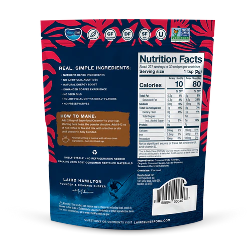 Laird Mocha Superfood Creamer Apparel & Accessories surferswarehouse.myshopify.com