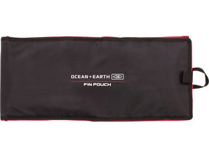 Ocean and Earth fins storage pouch  Ocean & Earth Fin Pouch Black Fin organizer and protector product_type surferswarehouse.myshopify.com
